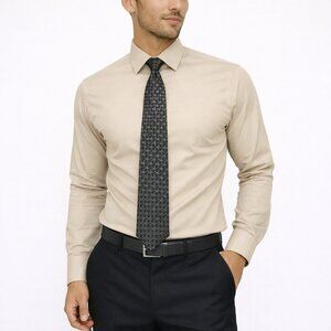 Printed Silk Tie RARE Classic Formal Gift Handmade Party Preppy Special Occasion